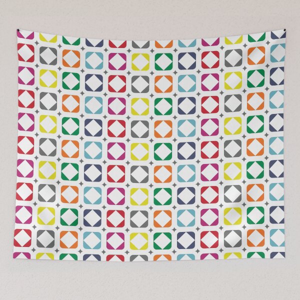 Item preview, Multicoloured Geometric Squares Design designed and sold by shadowbright.