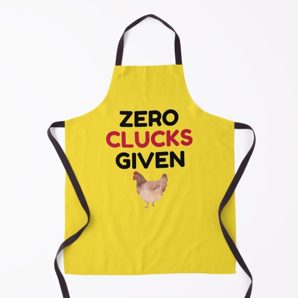Item preview, Zero Clucks Given - Black and Red Chicken Design designed and sold by katiekendall.