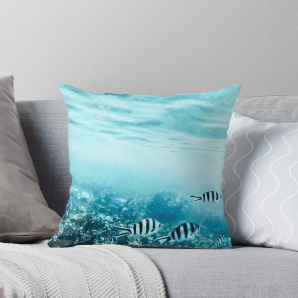 Artikelvorschau, snorkeling view - blue water with fishes - ocean view entworfen und verkauft von TildaandTheo.