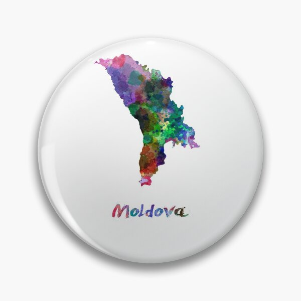 Item preview,  Moldovan watercolor map designed and sold by paulrommer.