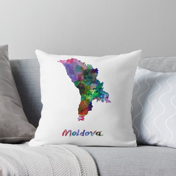 Item preview,  Moldovan watercolor map designed and sold by paulrommer.