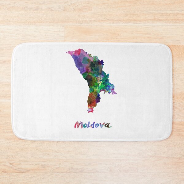 Item preview,  Moldovan watercolor map designed and sold by paulrommer.