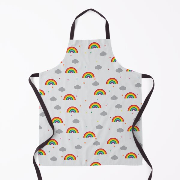 Item preview, White with Rainbows and Clouds Design designed and sold by shadowbright.