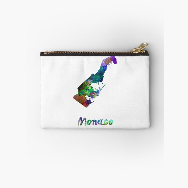 Item preview,  Monaco watercolor map designed and sold by paulrommer.