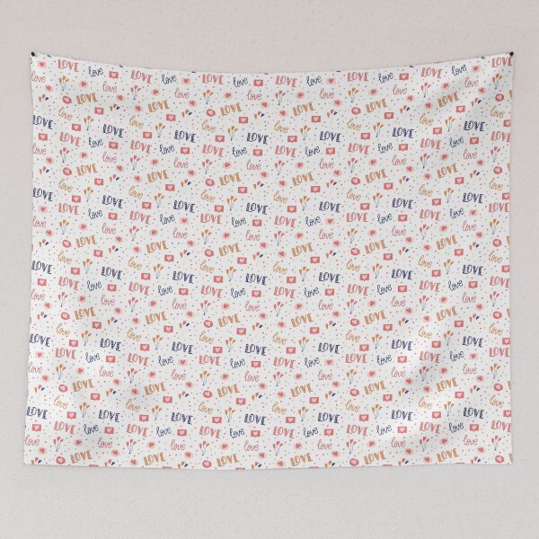 Item preview, Love Objects Colorful Pattern designed and sold by SSK Designs.