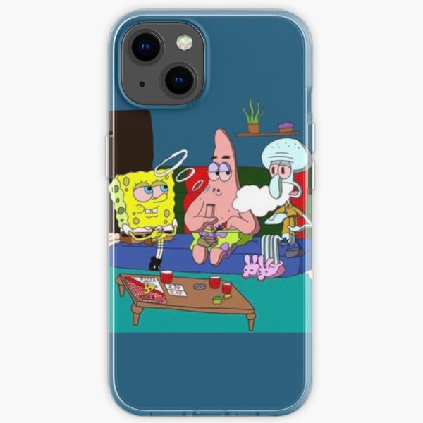 Spongebob Patrick et Squidward se défoncent Coque souple iPhone