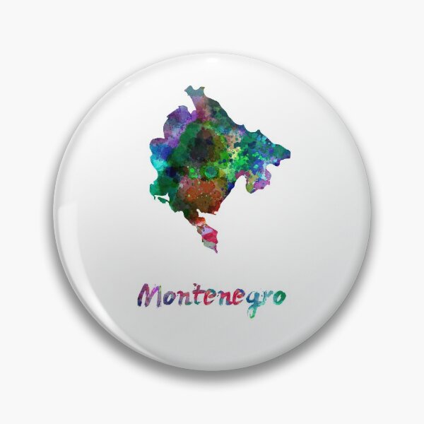 Item preview,  Montenegro watercolor map designed and sold by paulrommer.