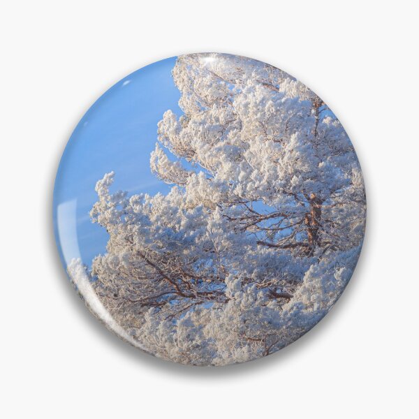 Item preview, Hoarfrost pine tree designed and sold by Juhku.