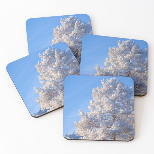 Item preview, Hoarfrost pine tree designed and sold by Juhku.