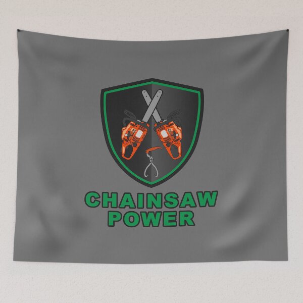 Item preview, Chainsaw Power Coat of Arms - Timber tong designed and sold by LaftaDesign.