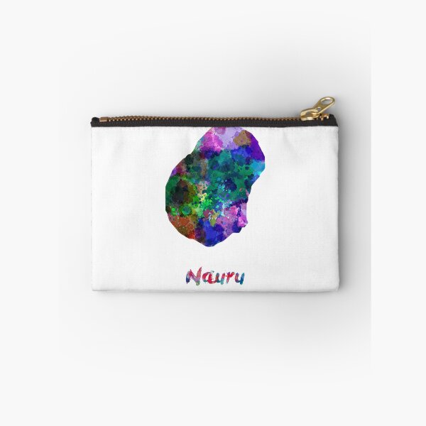 Item preview, Nauru watercolor map designed and sold by paulrommer.