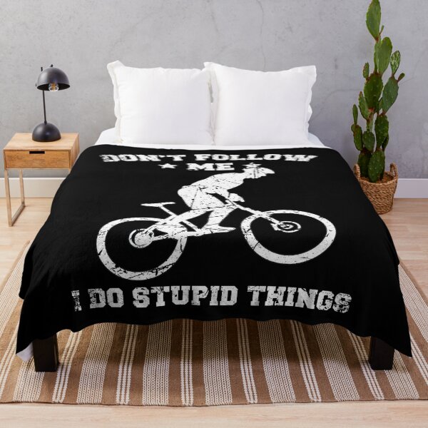 Item preview, Mountainbike Stunts adventurers Don't follow me i do stupid things designed and sold by 123428094.