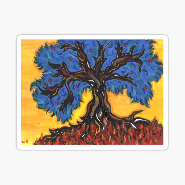 Gnarled Tree Sticker