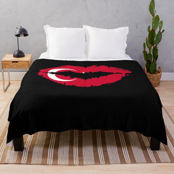 Item preview, Turkey Flag Kiss Mouth I love Turkey designed and sold by 123428094.