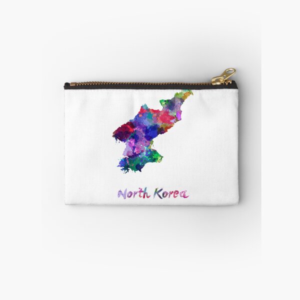 Item preview, North korea watercolor map designed and sold by paulrommer.