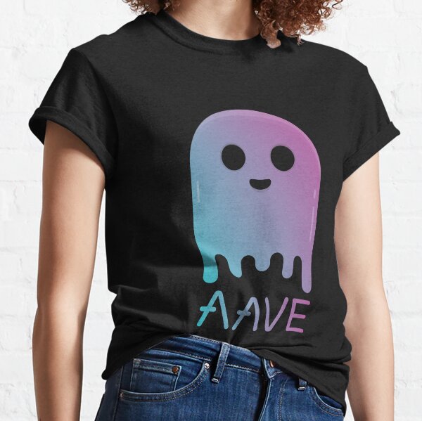 AAVE Ghost Cryptocurrency Blockchain Crypto Coin Token Classic T-Shirt