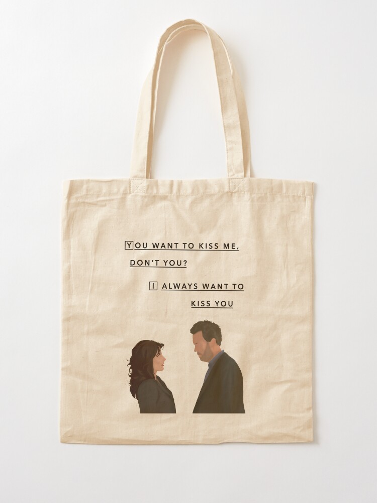 house and cuddy greg house lisa cuddy you want to kiss me don t you i always want to kiss you Tote Bag for Sale by cameronbaba Redbubble