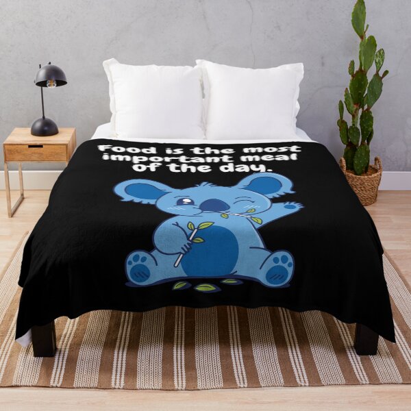 Item preview, Funny Koala Humorous Quote Food lover Food Is The Most Important Meal Of The Day designed and sold by 123428094.