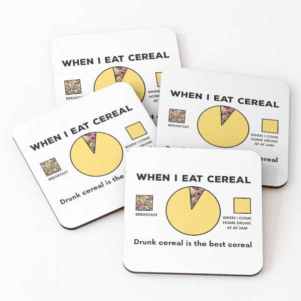 Item preview, Drunk Cereal Is The Best Cereal Gift designed and sold by TTFMerch.