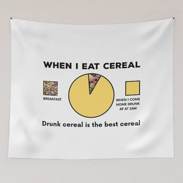 Item preview, Drunk Cereal Is The Best Cereal Gift designed and sold by TTFMerch.