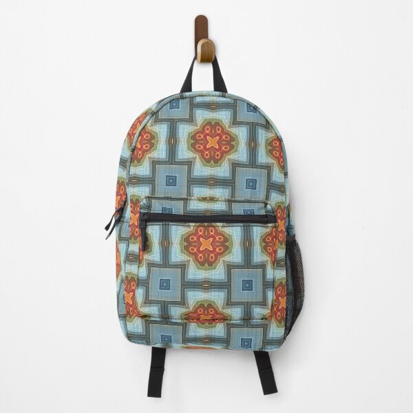Item preview, Blue Orange Green Red Ochre Hip Orient Bali Art designed and sold by LC Graphic Design Studio.