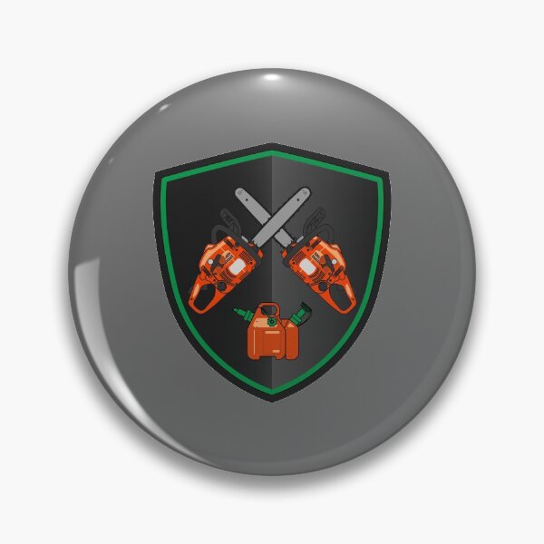 Item preview, Chainsaw Coat of Arms - Combi fuel can designed and sold by LaftaDesign.