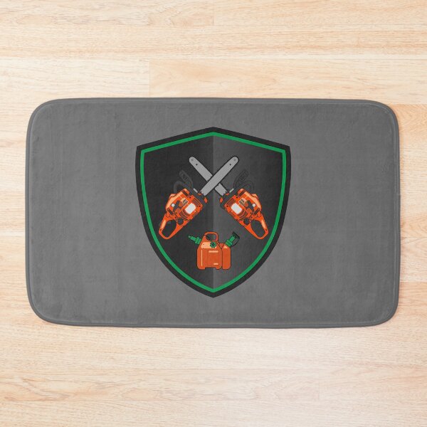 Item preview, Chainsaw Coat of Arms - Combi fuel can designed and sold by LaftaDesign.