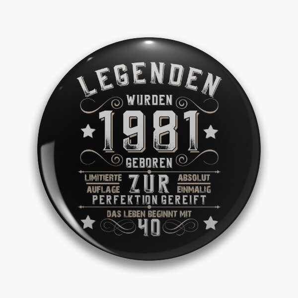 Artikelvorschau, Legenden wurden 1981 geboren 40 Geburtstag entworfen und verkauft von blikonie.