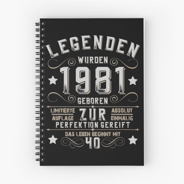 Artikelvorschau, Legenden wurden 1981 geboren 40 Geburtstag entworfen und verkauft von blikonie.