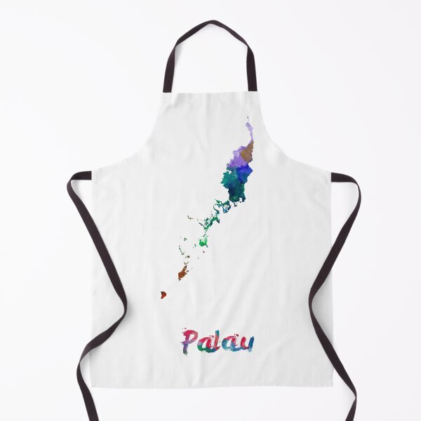 Item preview, Palau watercolor map designed and sold by paulrommer.