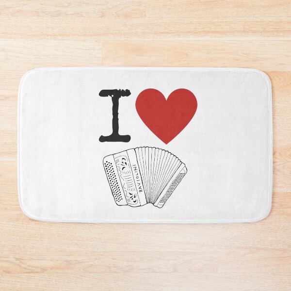 Item preview, I Heart Accordion I Love Accordion - Chromatic Button Accordion designed and sold by SavageMyrtle.