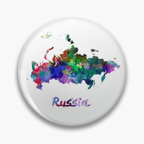 Item preview,  Russia watercolor map designed and sold by paulrommer.