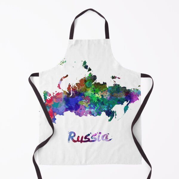 Item preview, Russia watercolor map designed and sold by paulrommer.