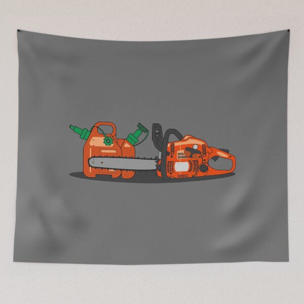 Item preview, Chainsaw and a Combi fuel can designed and sold by LaftaDesign.