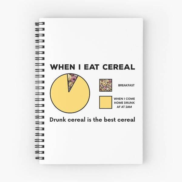Item preview, Drunk Cereal Is The Best Cereal Gift designed and sold by TTFMerch.