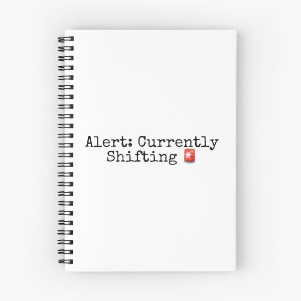 Item preview, Alert: Currently Shifting Alarm designed and sold by letterinee.