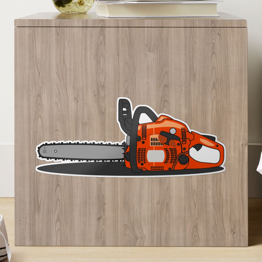 Adesivo Chainsaw Decal Arborist Woodworking, motosserra, adesivo