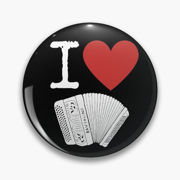Item preview, I Heart Accordion I Love Accordion - Chromatic Button Accordion designed and sold by SavageMyrtle.
