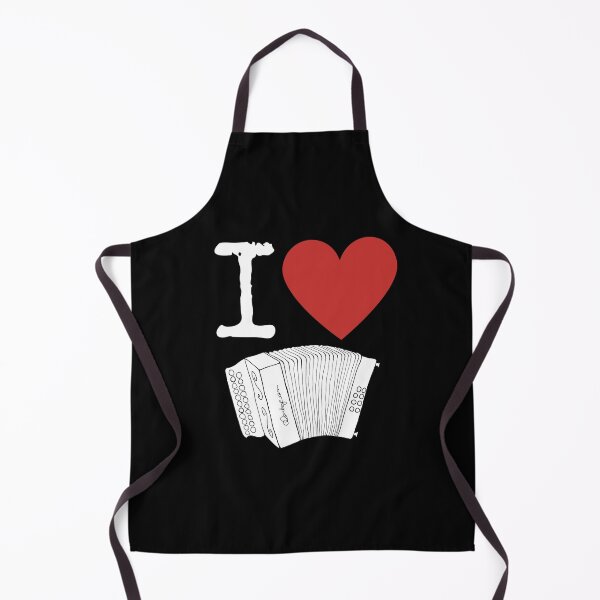 Item preview, I Heart Accordion I Love Accordion - Diatonic Button Accordion designed and sold by SavageMyrtle.