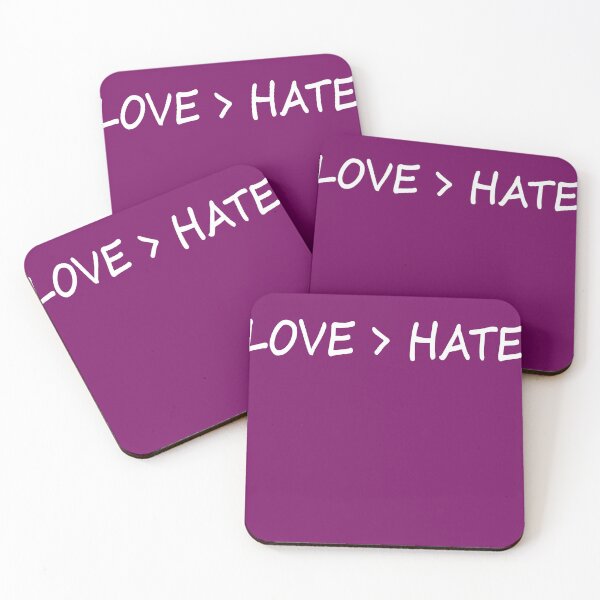 Item preview, Love > Hate T-shirt - Love is Greater Than Hate-Inspirational shirt designed and sold by FunnyDSN.