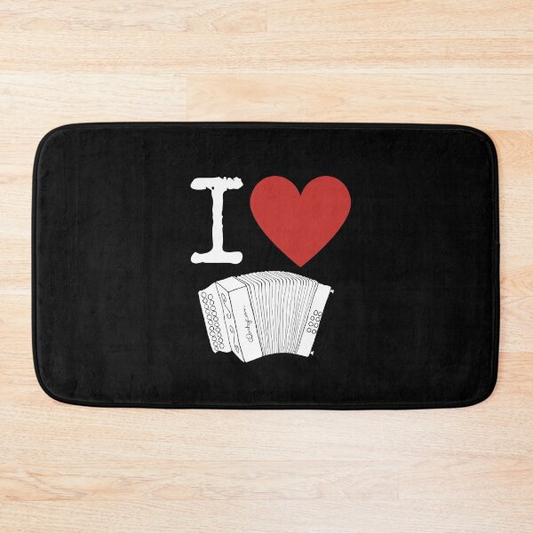 Item preview, I Heart Accordion I Love Accordion - Diatonic Button Accordion designed and sold by SavageMyrtle.
