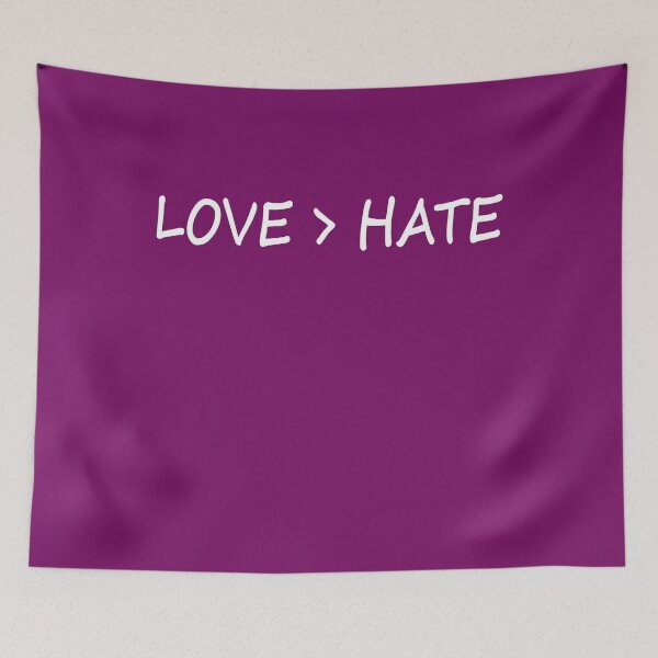 Item preview, Love > Hate T-shirt - Love is Greater Than Hate-Inspirational shirt designed and sold by FunnyDSN.