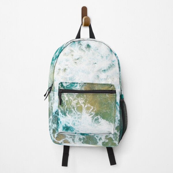 Item preview, Blue Green ocean waves designed and sold by kickingdesigns.