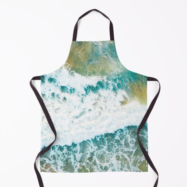 Item preview, Blue Green ocean waves designed and sold by kickingdesigns.