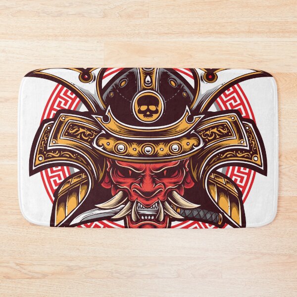Item preview, Oni Samurai Mask Art designed and sold by JTS STORE.