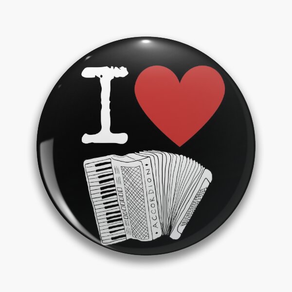 Item preview, I Heart Accordion I Love Accordion - Piano Accordion designed and sold by SavageMyrtle.