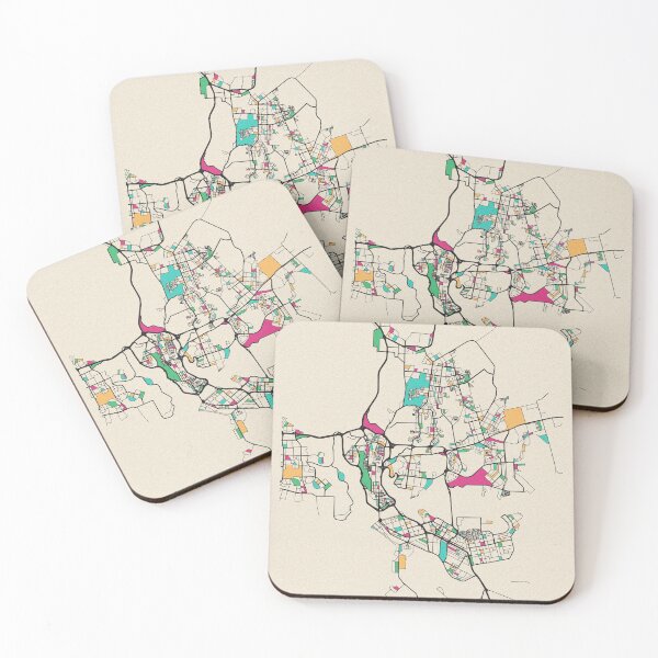 Item preview, Abidjan, Ivory Coast Street Map designed and sold by A Deniz Akerman.