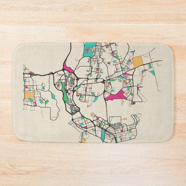 Item preview, Abidjan, Ivory Coast Street Map designed and sold by A Deniz Akerman.
