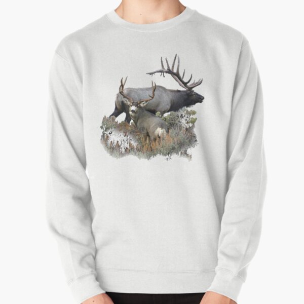 Item preview, Bull elk and mule deer buck designed and sold by Saltypro.