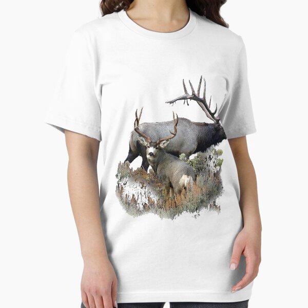 Item preview, Bull elk and mule deer buck designed and sold by Saltypro.